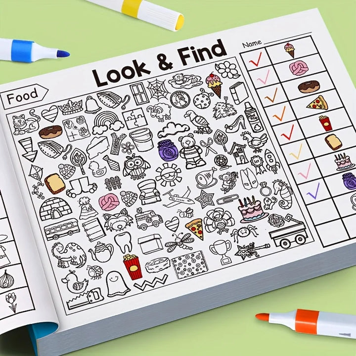 Look & Find Coloring Book by Wonder Pencil