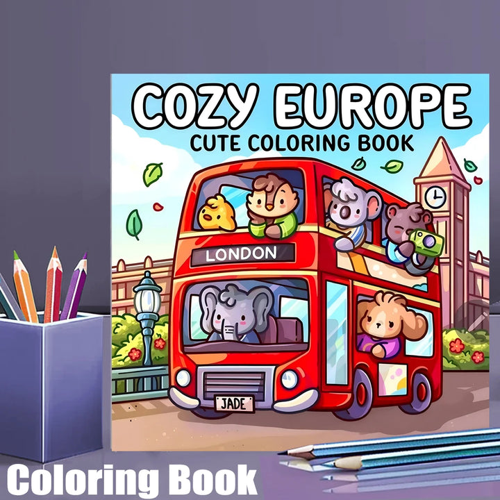 Cozy World Coloring Books by Wonder Pencil