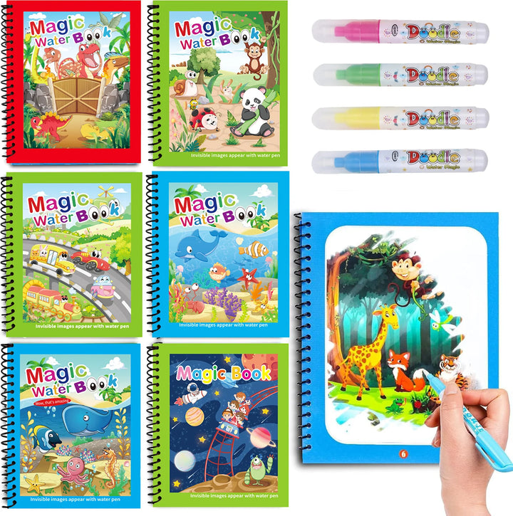 Magic Water Drawing Pad with Refillable Pen by Wonder Pencil