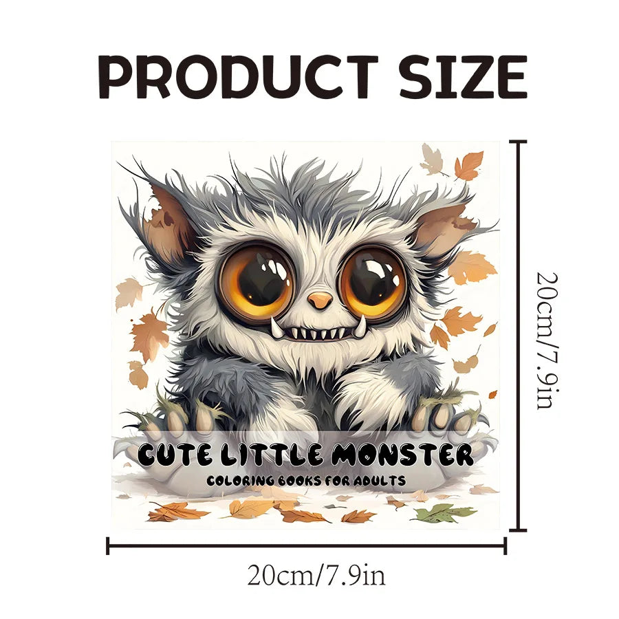 Cute Little Monster Coloring Book, detail view 5