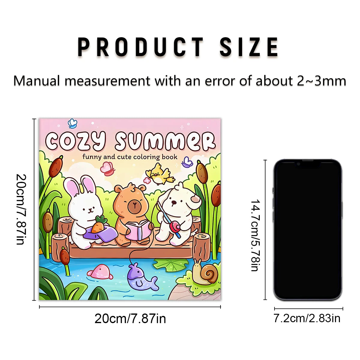 Cozy Summer Coloring Book, detail view 6